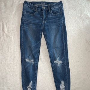 American Eagle ripped jeans